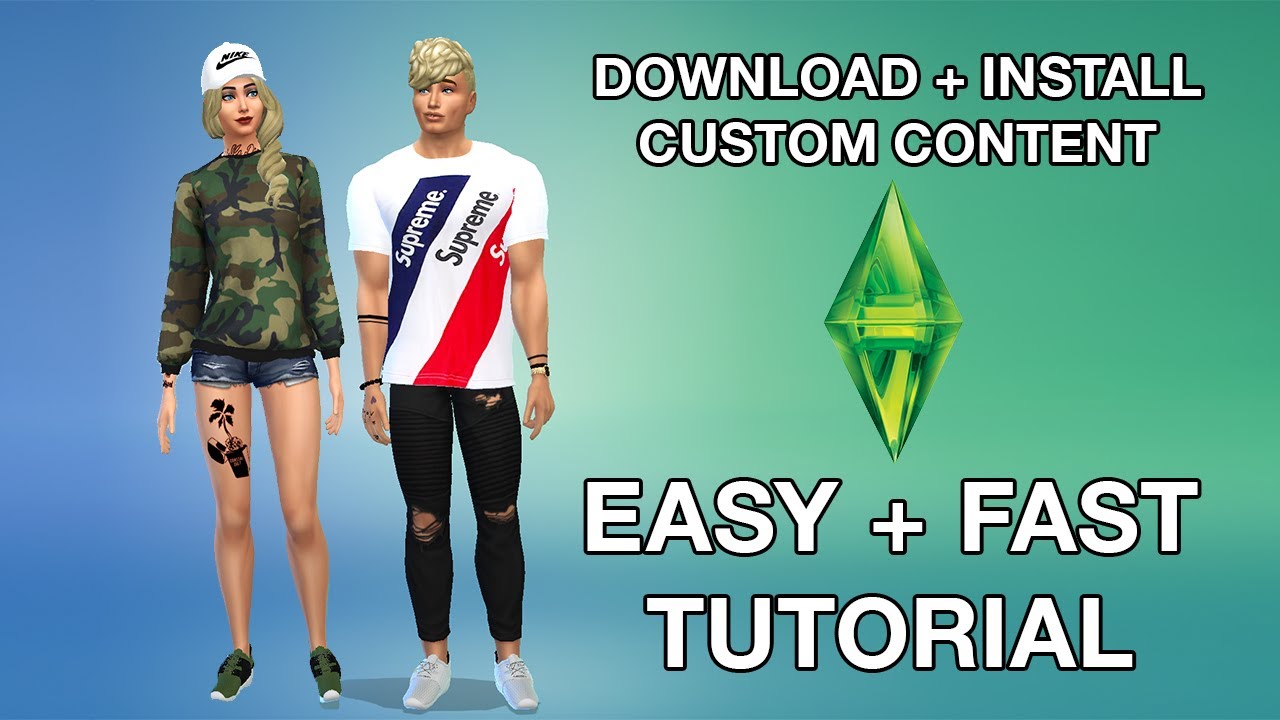 make custom content for sims 4 on mac